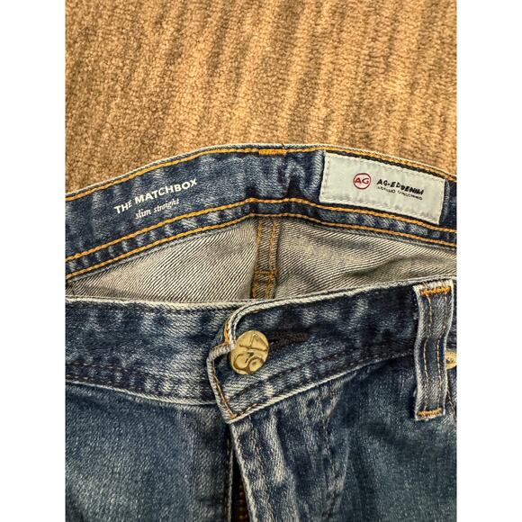 Ag Adriano Goldschmied Matchbox Slim Straight Denim In 14 Years Copy 33 X 34 - Picture 3 of 5